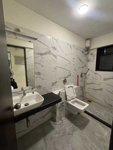 Attached Bathroom in 2 BHK Apartment at Hubtown Hillcrest, Andheri East – for Rent