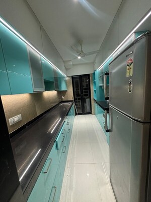 Kitchen in 2 BHK Apartment at Hubtown Hillcrest, Andheri East – for Rent