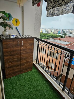 Balcony in 2 BHK Apartment at Prestige Sunrise Park Norwood, Electronic City Phase I – for Rent