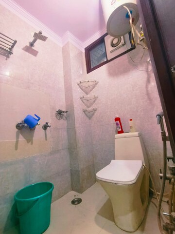 Bathroom in 2 BHK Builder Floor at Dwarka Mor – for Rent