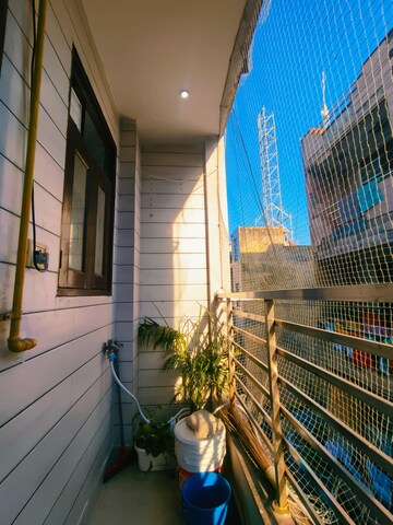 Balcony in 2 BHK Builder Floor at Dwarka Mor – for Rent