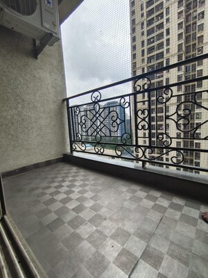 Balcony in 3 BHK Apartment at Larkins Pride Palms, Kolshet Road – for Rent