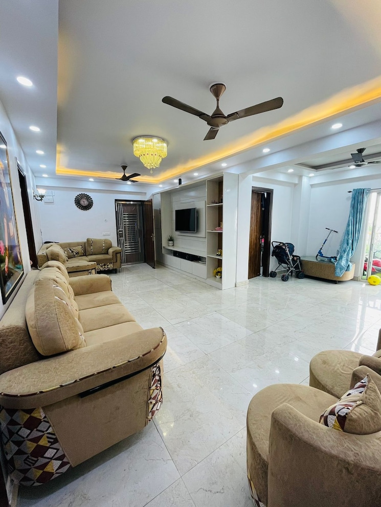 Living Room, uninav-bliss 3 Bedroom 1990 Sq.Ft. Apartment In Raj Nagar Extension Ghaziabad 9241107