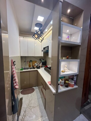 Kitchen in 1 BHK Builder Floor at Dwarka Mor – for Rent