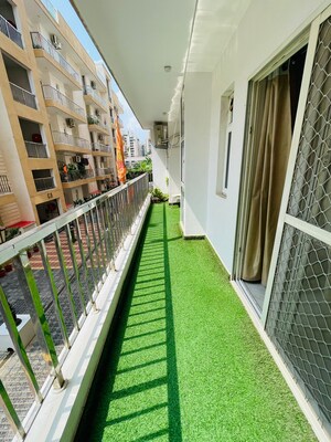 Balcony in 3 BHK Apartment at Uninav Bliss, Raj Nagar Extension – for Sale