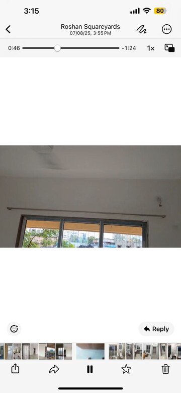 Bedroom in 2 BHK Apartment at Avant Hillway, Goregaon East – for Rent