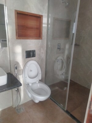 Bathroom in 4 BHK Apartment at Vaishali Nagar – for Rent