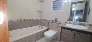 Bathroom in 3 BHK Apartment at Puravankara Purva Highland, Kanakapura Road – for Rent