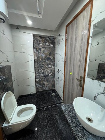 Bathroom in 3 BHK Builder Floor at Paschim Vihar – for Rent