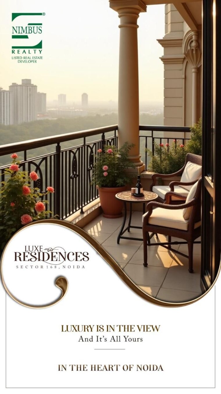 Balcony, sunworld-arista 4 Bedroom 3500 Sq.Ft. Apartment In Sector 168 Noida 9241362