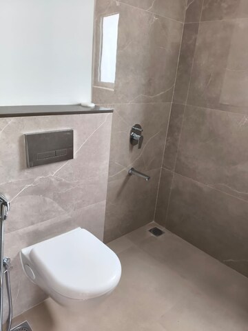 Bathroom in 1 BHK Apartment at Piramal Revanta, Mulund West – for Rent