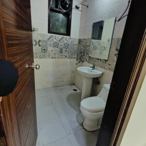 Bathroom in 3 BHK Builder Floor at Khirki Extension – for Rent
