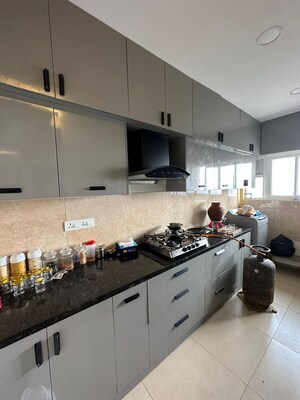 Kitchen in 2.5 BHK Apartment at Prestige High Fields Gachibowli, Gachibowli – for Rent