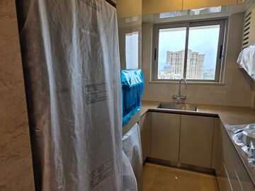 Bathroom in 1 BHK Apartment at Hiranandani Highland, Powai – for Rent