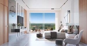 Living Room in 2.5 BHK Apartment at Candeur Crescent, Serilingampally – for Sale