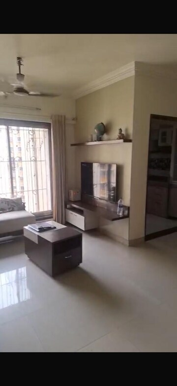 Living Room in 2 BHK Apartment at Runwal Garden City, Balkum Pada – for Rent
