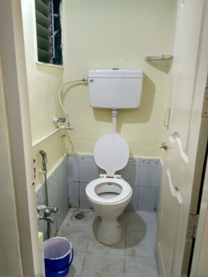 Bathroom in 1 BHK Apartment at New Mhada Tower, Malad West – for Rent