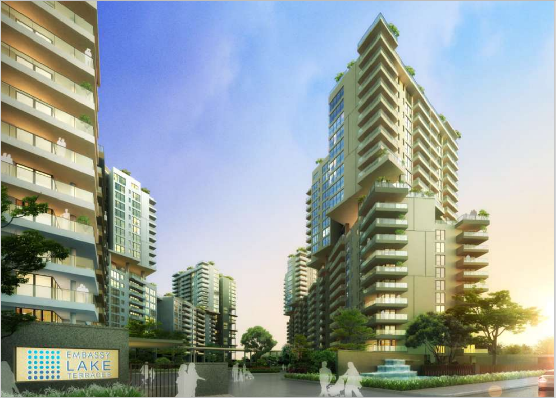 4 BHK + Pooja Room Apartment For Sale in Embassy Lake Terrace