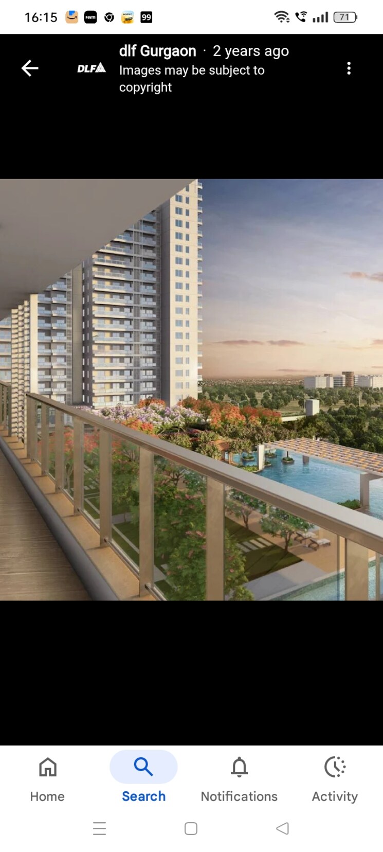 Swimming Pool, dlf-the-arbour 4 Bedroom 3900 Sq.Ft. Apartment In Sector 63 Gurgaon 9242068