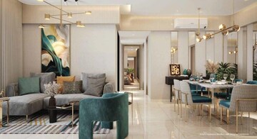 Living Room in 3 BHK Apartment at Lodha Bellavista, Manpada – for Sale