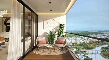 Balcony in 3 BHK Apartment at Lodha Bellavista, Manpada – for Sale