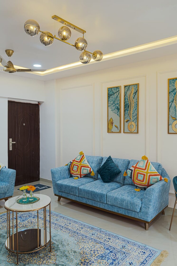 Living Room, g-k-rajaveer-palace 3 Bedroom 1500 Sq.Ft. Apartment In Pimple Saudagar Pune 9242161