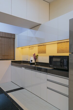 Kitchen in 3 BHK Apartment at G K Rajaveer Palace, Pimple Saudagar – for Sale