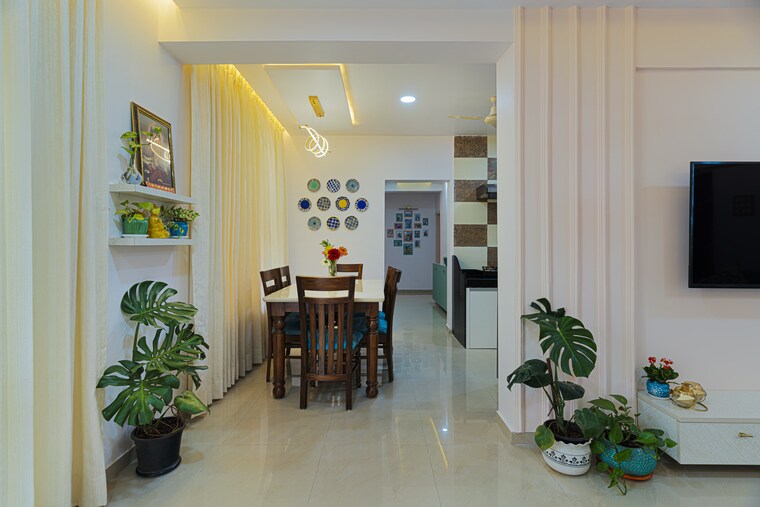 Dining area, g-k-rajaveer-palace 3 Bedroom 1500 Sq.Ft. Apartment In Pimple Saudagar Pune 9242161