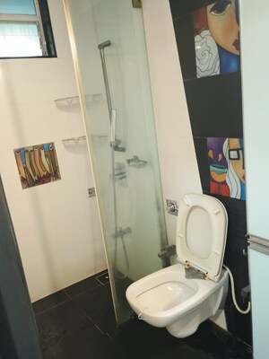 Bathroom in 1 RK Apartment at Poonam Darshan, Andheri East – for Rent