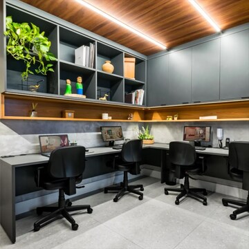 Team Area in  Office Space at Wagle Industrial Estate – for Rent