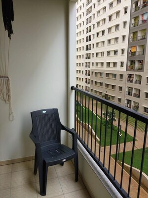 Balcony in 2 BHK Apartment at BVS Pinnacle, Bhoganhalli – for Rent