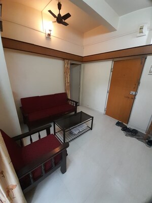 Living Room in 2.5 BHK Apartment at B K Pate Dahanukar Regency, Kothrud – for Rent