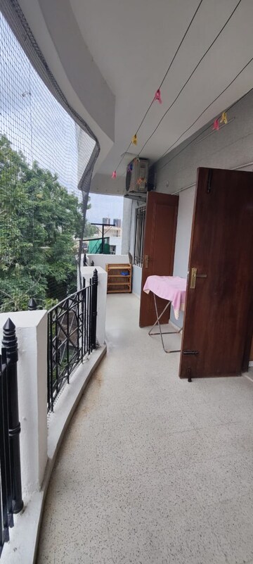 Balcony in 3 BHK Apartment at RJ Garden, Indiranagar – for Rent