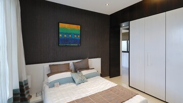 Bedroom in 2 BHK Apartment at Geomatrix Silvercrest, Khanda Colony – for Sale