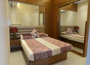 Bedroom in 2 BHK Apartment at Geomatrix Silvercrest, Khanda Colony – for Sale