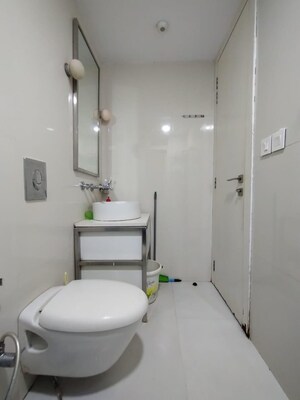Bathroom in 2 BHK Apartment at Andheri Green Field Towers, Jogeshwari East – for Rent