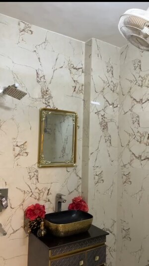 Bathroom in 3 BHK Builder Floor at Anand Vihar – for Rent