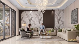 Living Room in 3.5 BHK Apartment at Sector 48 – for Sale