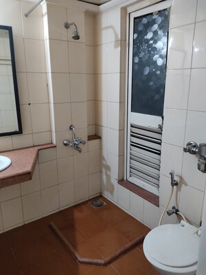 Bathroom in 2 BHK Apartment at Hiranandani Gardens, Powai – for Rent