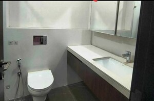 Bathroom in 2 BHK Apartment at Piramal Vaikunth, Balkum Pada – for Rent