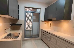 Kitchen in 2 BHK Apartment at Piramal Vaikunth, Balkum Pada – for Rent