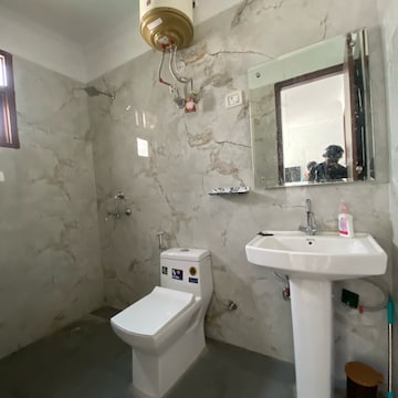 Bathroom in 2 BHK Builder Floor at Risland Sky Mansion, Chattarpur – for Rent