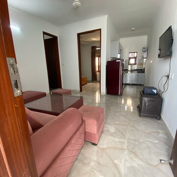 Living Room in 2 BHK Builder Floor at Risland Sky Mansion, Chattarpur – for Rent