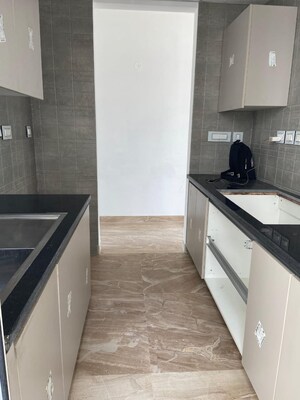 Kitchen in 2 BHK Builder Floor at Ace Palm Floors, Sector 89 – for Rent