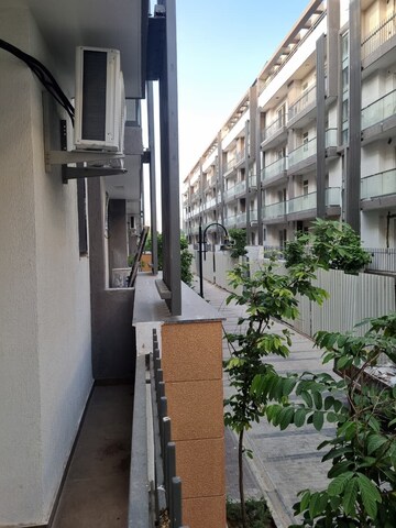 Balcony in 3.5 BHK Builder Floor at Smart World Gems, Sector 89 – for Rent