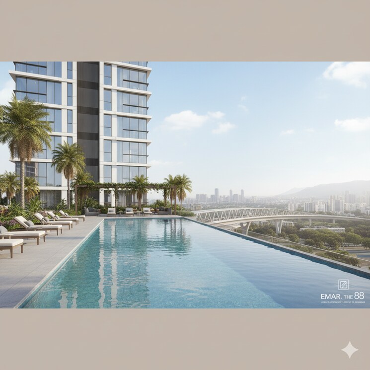 Swimming Pool, emaar-the-88 2 Bedroom 1330 Sq.Ft. Apartment In Sector 112 Gurgaon 9242942