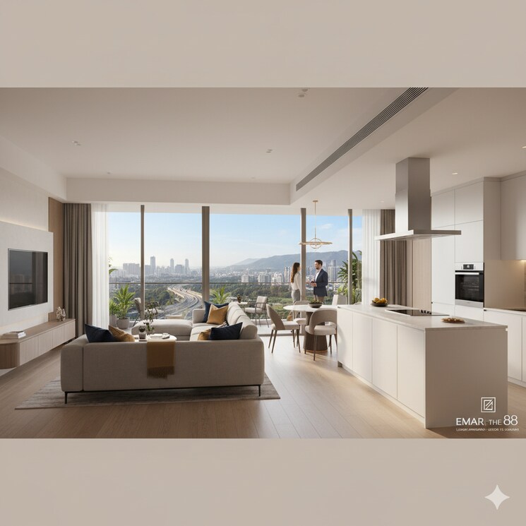 Kitchen, emaar-the-88 2 Bedroom 1330 Sq.Ft. Apartment In Sector 112 Gurgaon 9242942