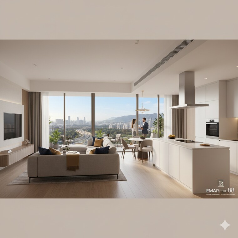 Kitchen, emaar-the-88 2 Bedroom 1330 Sq.Ft. Apartment In Sector 112 Gurgaon 9242942