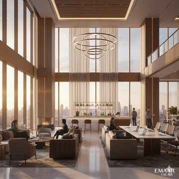 Common Area in 2 BHK Apartment at Emaar The 88, Sector 112 – for Sale