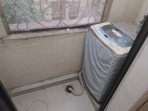 Bathroom in 1 BHK Apartment at Lake Home, Powai – for Rent